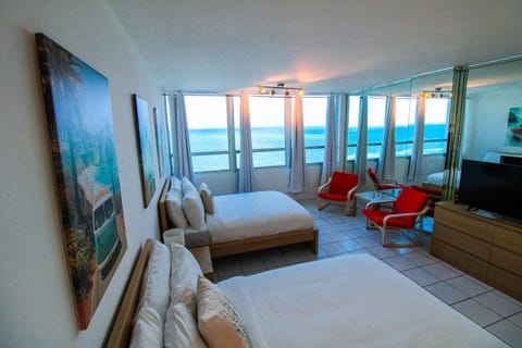 Bed, Photo of the whole room, Bedroom, Sea view
