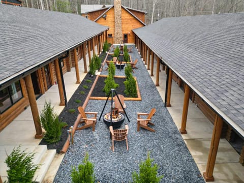 Property building, Patio, Garden view