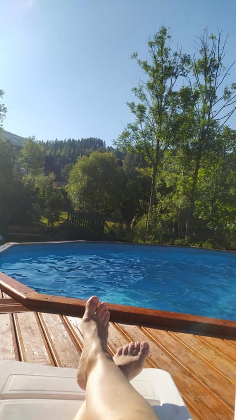 Natural landscape, Swimming pool, sunbed