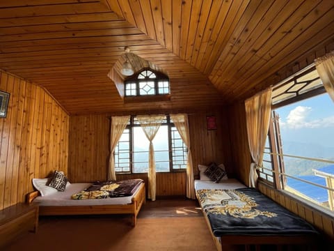 Bed, Natural landscape, Living room, Photo of the whole room