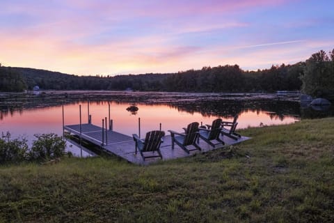 Natural landscape, Lake view, Sunset