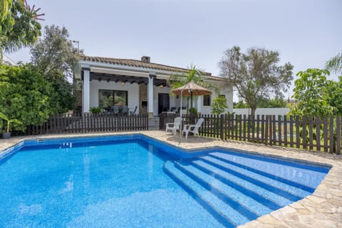 Property building, Living room, Swimming pool