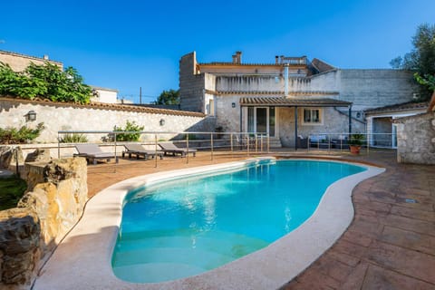 Property building, Living room, Swimming pool