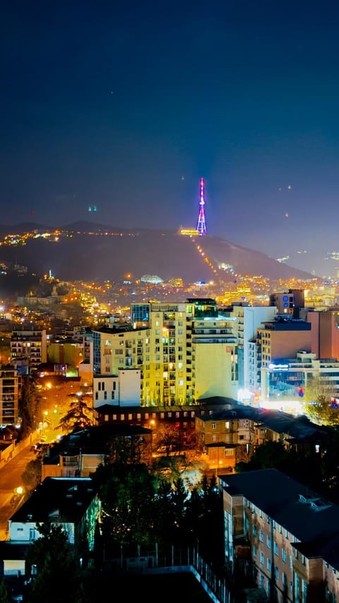 Night, Bird's eye view, City view