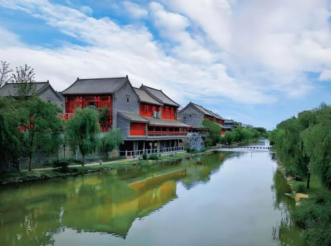 Property building, Day, Natural landscape, River view