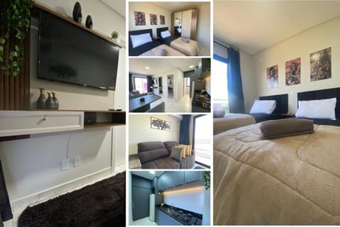 Communal lounge/ TV room, Bed, TV and multimedia, Living room, Photo of the whole room, Bedroom
