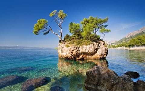 Natural landscape, Beach, Sea view
