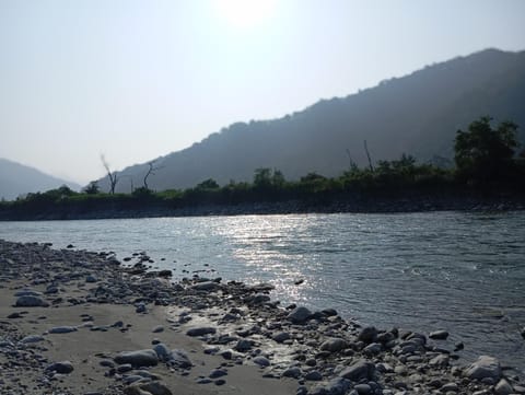 Nearby landmark, Day, Natural landscape, Beach, Aqua park, Lake view, Mountain view, River view, Sea view