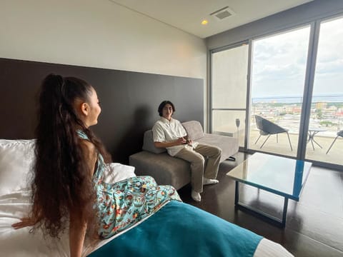People, Natural landscape, Photo of the whole room, Bedroom, Sea view