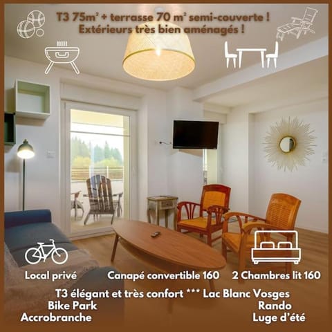 Les Iris Blancs Apartment in Orbey