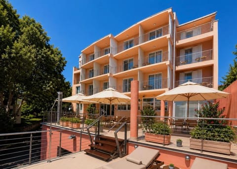 Property building, Patio, Day, View (from property/room), Balcony/Terrace