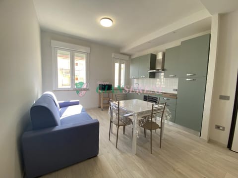 Kitchen or kitchenette, Living room, Dining area