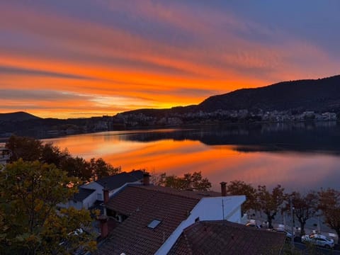 Natural landscape, Lake view, Sunset