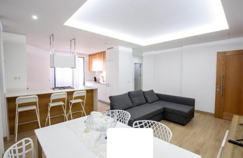 Kitchen or kitchenette, Living room, Dining area