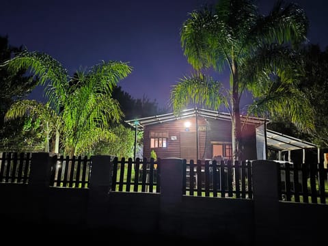 Property building, Night, Garden view