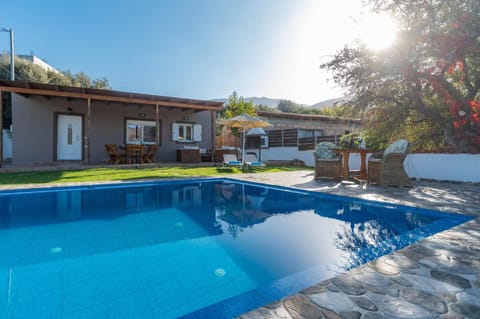 Property building, Patio, Pool view, Swimming pool