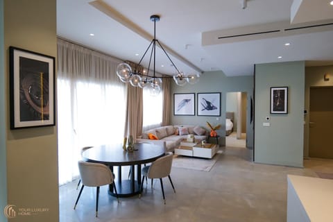 Living room, Seating area, Dining area, air conditioner
