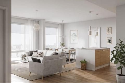 Central Luxury 2BDR with Private Sauna Apartment in Rovaniemi