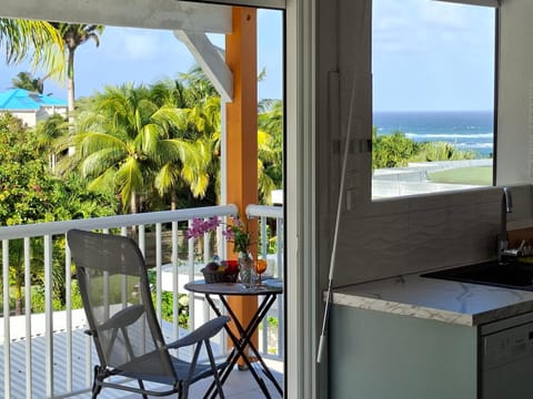 Balcony/Terrace, Sea view, kitchen