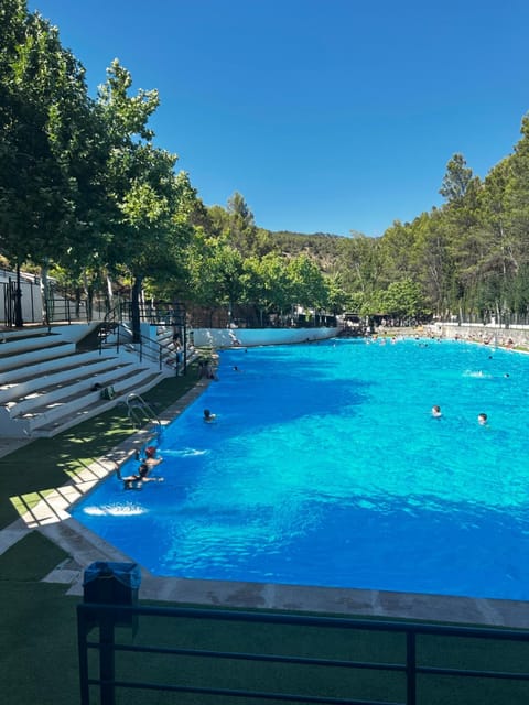 Natural landscape, Mountain view, Pool view, Swimming pool