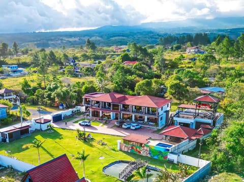 Property building, Natural landscape, Mountain view, Parking