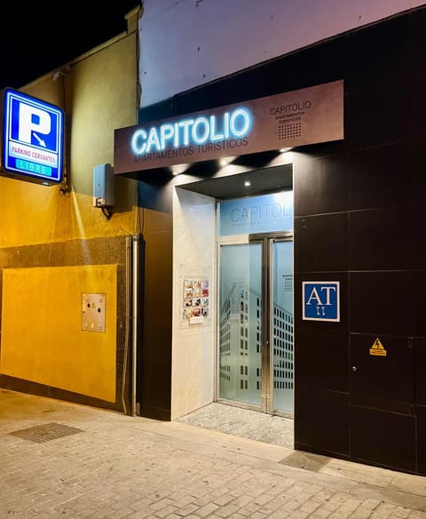 Property building, Property logo or sign, Street view, Parking