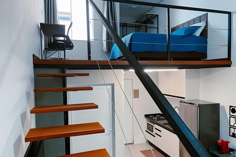Bed, Kitchen or kitchenette, Photo of the whole room, Bedroom