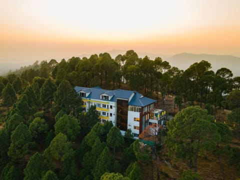Property building, Natural landscape, Bird's eye view