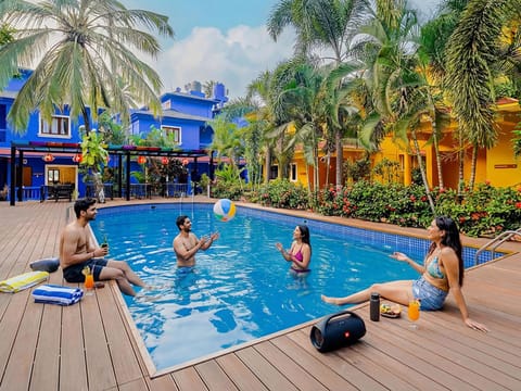 People, Pool view, Swimming pool