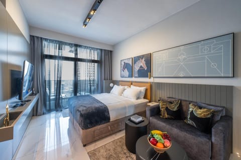 Bed, TV and multimedia, Living room, Photo of the whole room, Seating area, Bedroom