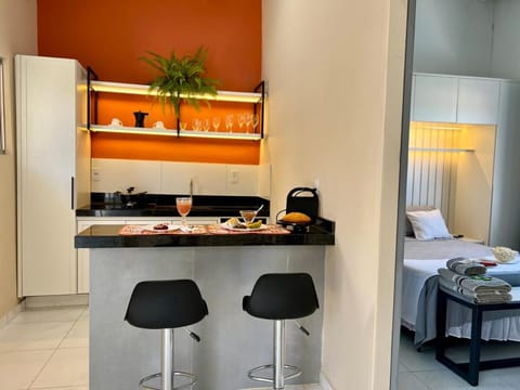 Bed, Kitchen or kitchenette, Living room, Photo of the whole room, Seating area, Dining area, Bedroom, minibar