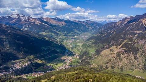 Natural landscape, Bird's eye view, Mountain view