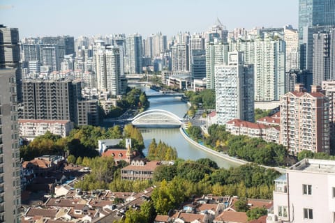Natural landscape, Bird's eye view, City view