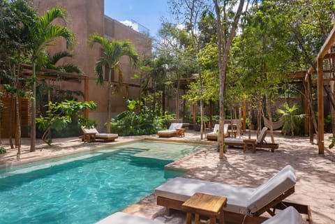 Patio, Natural landscape, Swimming pool, Swimming pool, sunbed