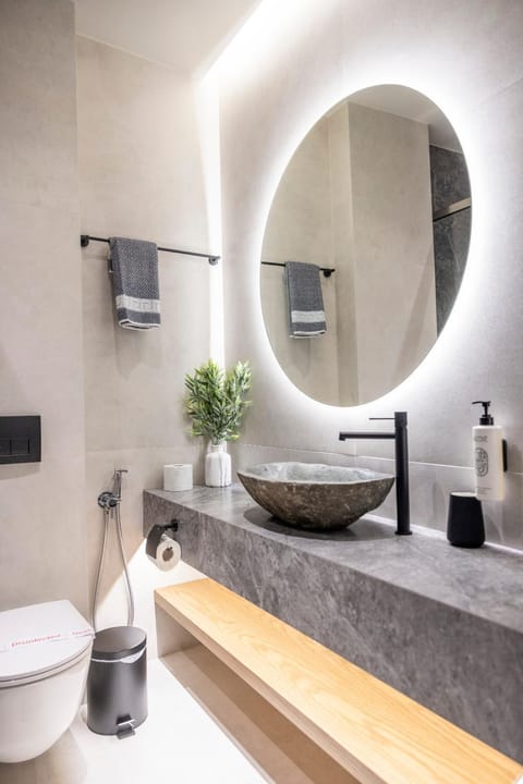 Toilet, Bathroom, towels