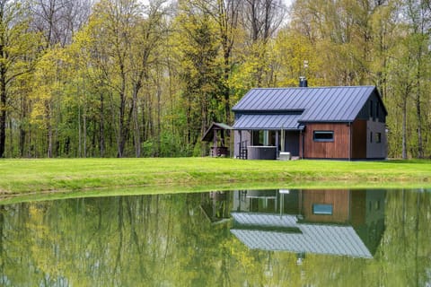 Property building, Spring, Day, Natural landscape, Lake view