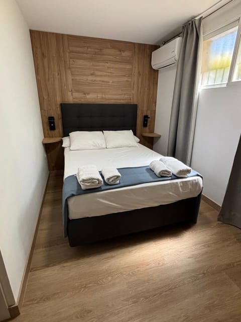 Bed, Photo of the whole room, Bedroom, Swimming pool, towels, wardrobe