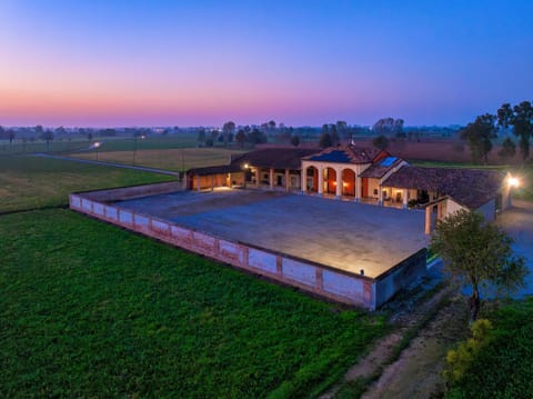 Property building, Night, Natural landscape, Sunset