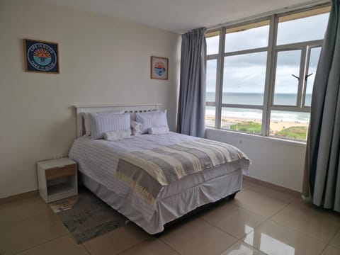Bed, Natural landscape, Bedroom, Sea view