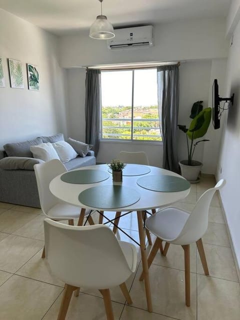 Dining area, air conditioner