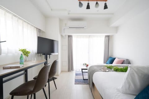 Bed, Living room, Bedroom
