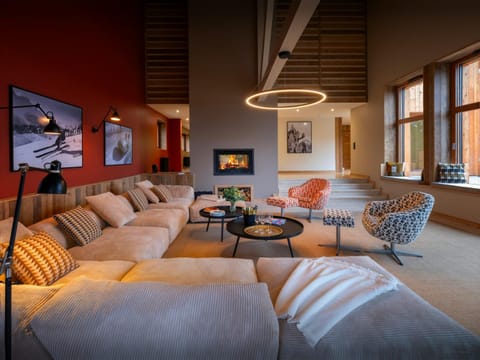 Winter, Living room, Seating area