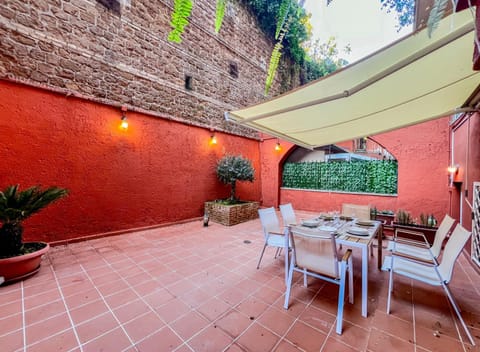 Patio, Day, Garden, Balcony/Terrace, Dining area, Garden view, Inner courtyard view