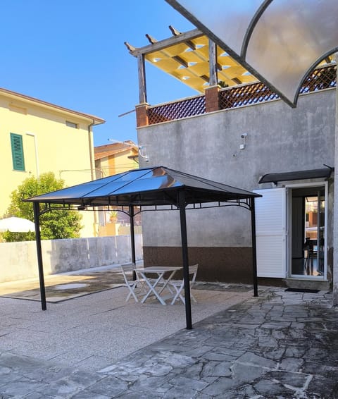 Property building, Summer, Garden