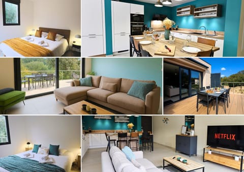 Bed, Living room, Photo of the whole room, Seating area, Bedroom