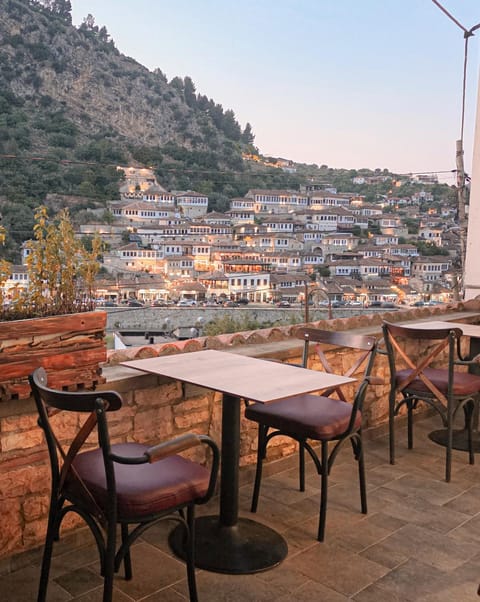 Patio, Day, View (from property/room), City view, Mountain view