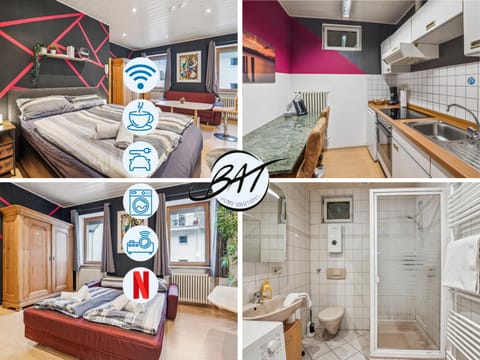 Bed, Bathroom, TV and multimedia, Photo of the whole room, Bedroom, internet, internet, kitchen