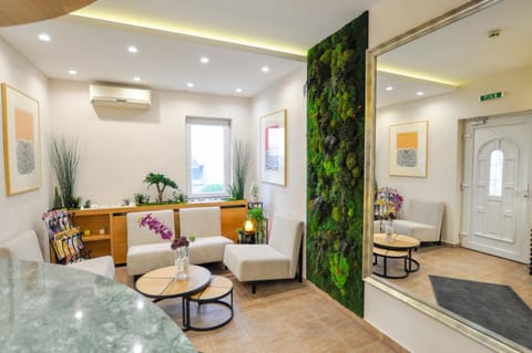 Lobby or reception, Seating area, air conditioner