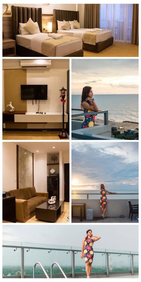 Bed, Photo of the whole room, Bedroom, Sea view