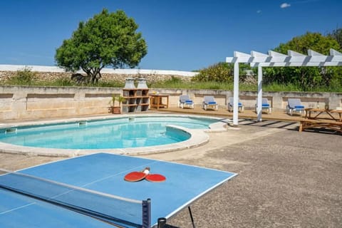 Table tennis, Pool view, Swimming pool, sunbed